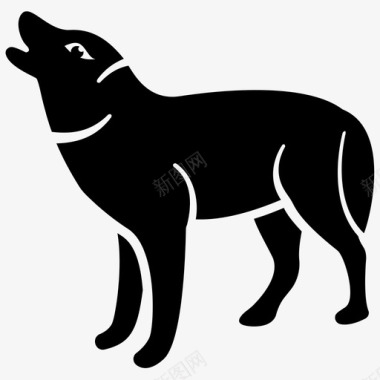 狗动物猎狐狗图标图标