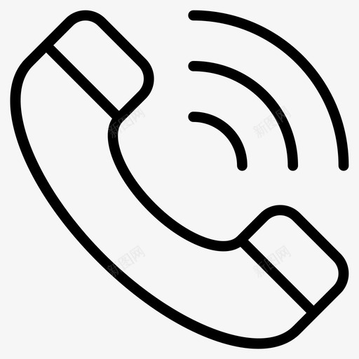 打电话联系我们电话图标svg_新图网 https://ixintu.com 人力资源 图标 我们 打电话 支持 服务 电话 线路 联系