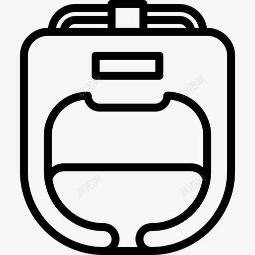 头盔拳击10直线型图标svg_新图网 https://ixintu.com 头盔 拳击 直线 线型