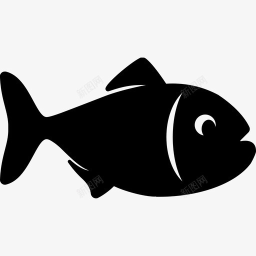 鱼动物海鲜图标svg_新图网 https://ixintu.com 动物 海鲜