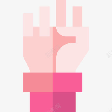 抗议妇女节17平淡图标图标