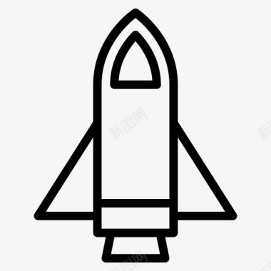 飞船阿波罗火箭图标图标