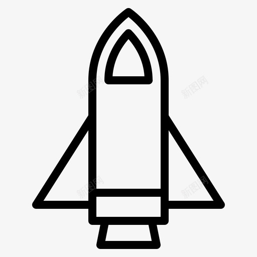 飞船阿波罗火箭图标svg_新图网 https://ixintu.com 火箭 运输 运输线 阿波罗 飞船
