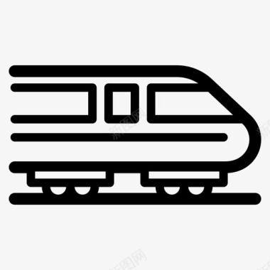 火车铁路地铁图标图标