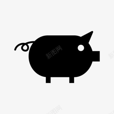 小猪储蓄银行利息图标图标