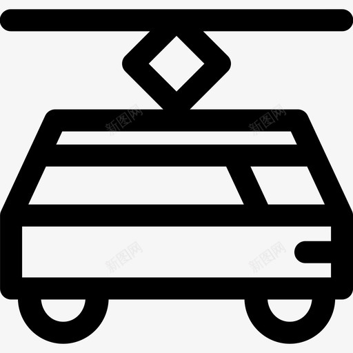 有轨电车电车公共服务线路图标svg_新图网 https://ixintu.com 公共服务 有轨 电车 线路