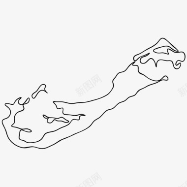 百慕大边界国家图标图标