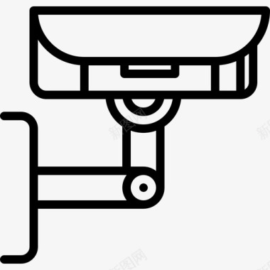 Cctv数据保护31线性图标图标