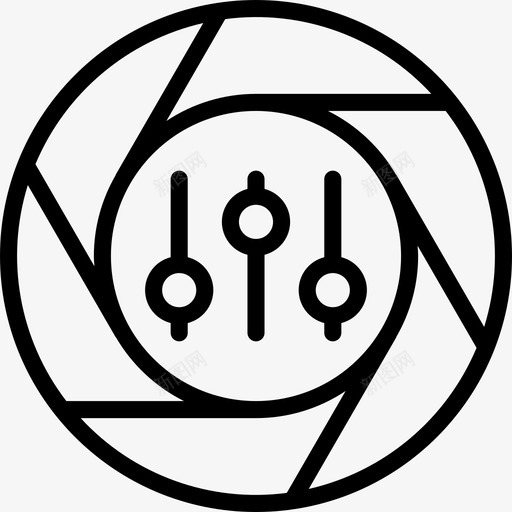 形象社会份额4线性图标svg_新图网 https://ixintu.com 份额 形象 社会 线性