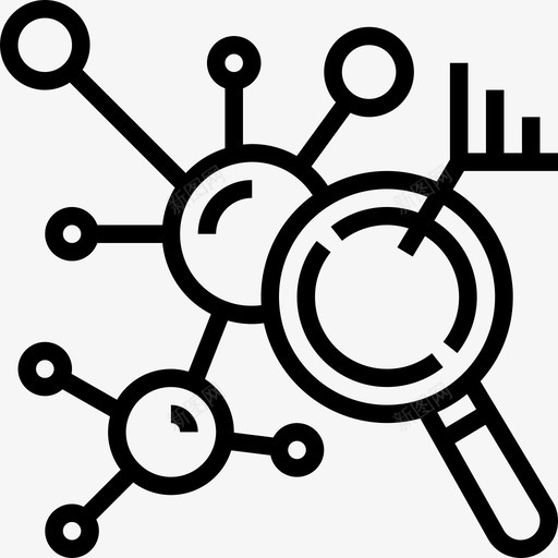 分子生物技术2线性图标svg_新图网 https://ixintu.com 分子 生物技术 线性