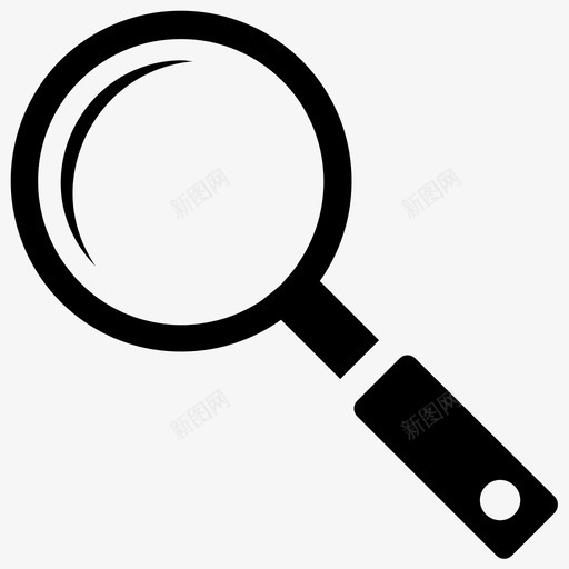 放大镜侦探镜搜索工具图标svg_新图网 https://ixintu.com 侦探 图标 字形 工具 搜索 放大镜 父亲节