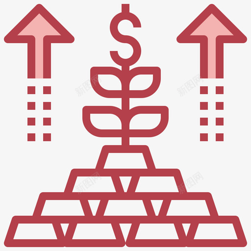 金锭投资16其他图标svg_新图网 https://ixintu.com 其他 投资 金锭