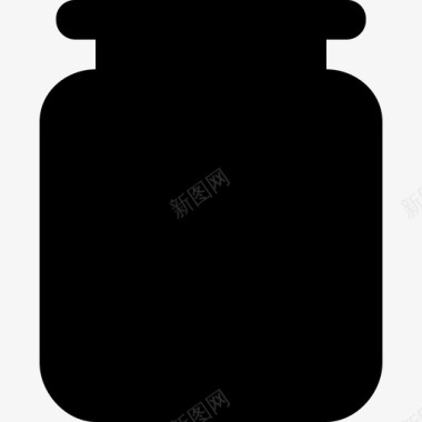 罐子容器玻璃图标图标