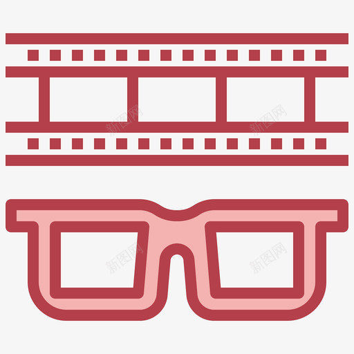 3d眼镜视频制作20其他图标svg_新图网 https://ixintu.com 其他 眼镜 视频制作