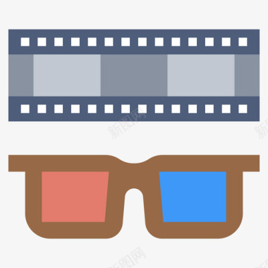 3d眼镜视频制作24平板图标图标