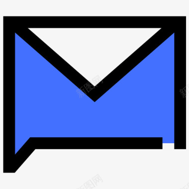 电子邮件仪表板1蓝色图标图标