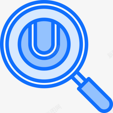搜索网球11蓝色图标图标