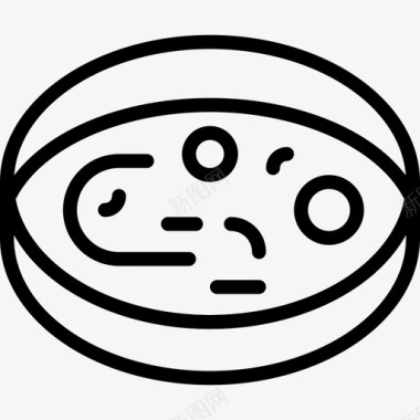 样本牙科11线性图标图标