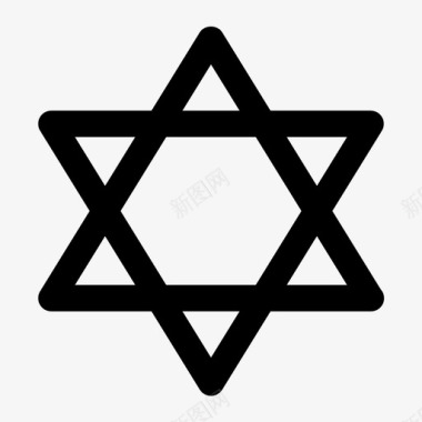 犹太教以色列犹太图标图标