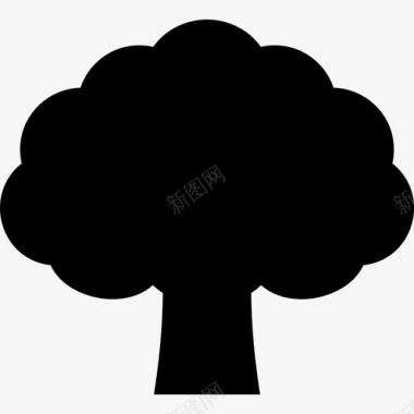 核桃山毛榉橡树图标图标