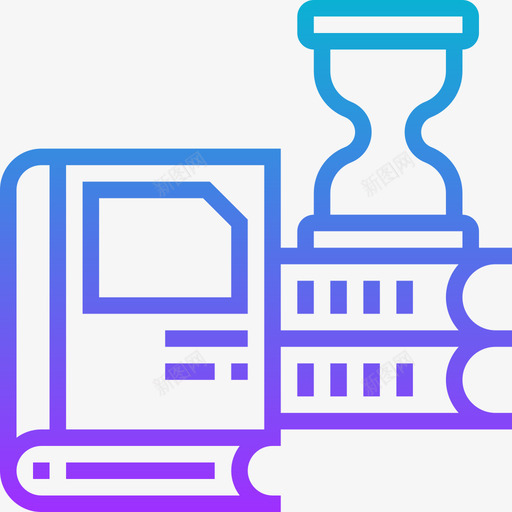 书教育234梯度图标svg_新图网 https://ixintu.com 教育 梯度
