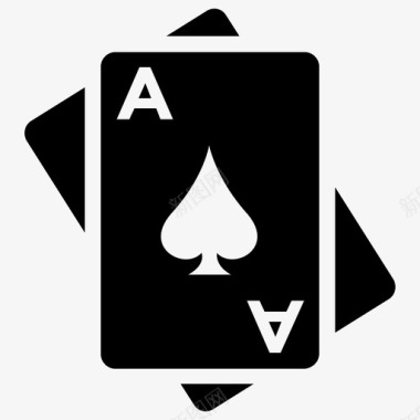 扑克牌王牌赌场卡图标图标