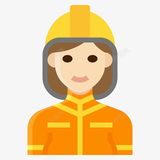 消防员职业妇女2公寓图标svg_新图网 https://ixintu.com 公寓 妇女 消防员 职业