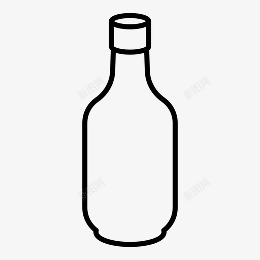 瓶瓶装饮料图标svg_新图网 https://ixintu.com 新鲜 瓶装 饮料