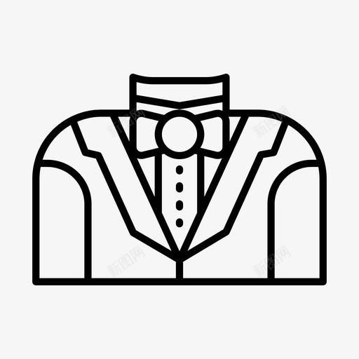 礼服爱情婚礼图标svg_新图网 https://ixintu.com 婚礼 爱情 礼服