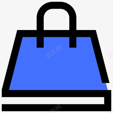 钱包购物和零售9蓝色图标图标