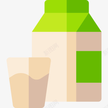 瓶面包房111扁平图标图标