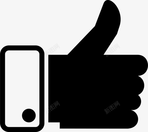 喜欢赞成竖起大拇指图标svg_新图网 https://ixintu.com 喜欢 大拇指 投票 竖起 赞成