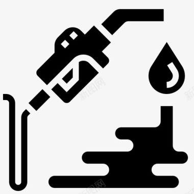 燃料汽油喷嘴图标图标