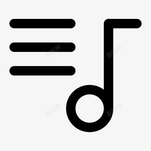 杂项音频音乐符号图标svg_新图网 https://ixintu.com 32r v2 大纲 杂项 歌曲 符号 音乐 音频