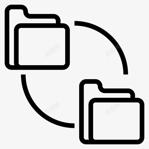 文件夹档案文件图标svg_新图网 https://ixintu.com 信息 大纲 存储 报告 文件 文件夹 文档 档案