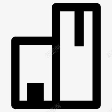 办公建筑商业图标图标