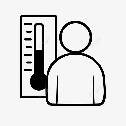 温度摄氏度冷图标svg_新图网 https://ixintu.com 个人 摄氏度 温度