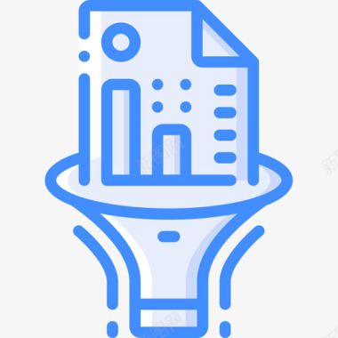分析数据科学14蓝色图标图标