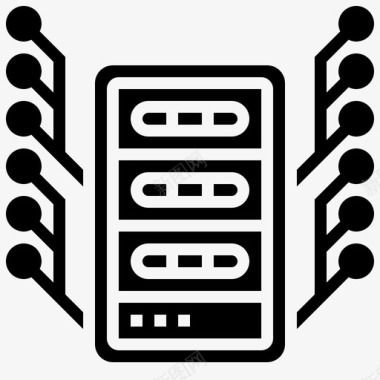 服务器数字主机图标图标