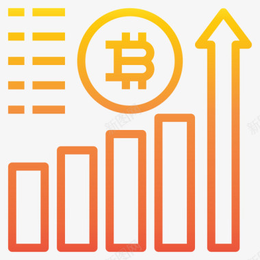 分析比特币139梯度图标图标