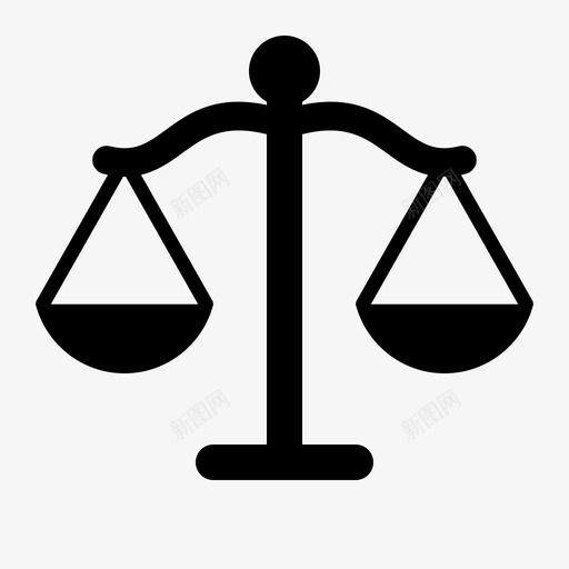 平衡比较平等图标svg_新图网 https://ixintu.com 合法 平等 平衡 比较 规模