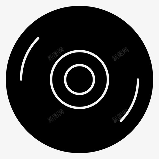 cd音频光盘dvd光盘图标svg_新图网 https://ixintu.com 光盘 图标 声音 字形 硬件 计算机 音乐 音频