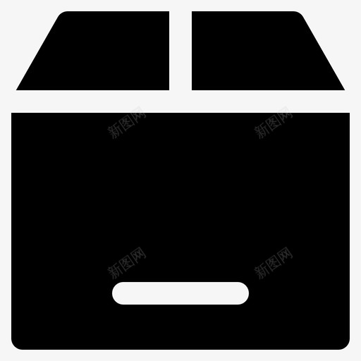 包装箱子交货图标svg_新图网 https://ixintu.com 交付 交货 包装 包裹 标志 标志符 符号 箱子 装运