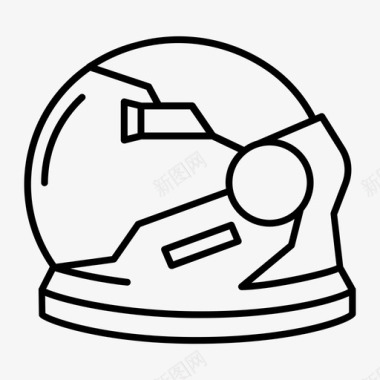 宇航员头盔宇航员太空图标图标