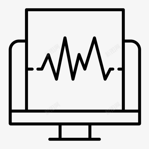 显示器计算机lcd图标svg_新图网 https://ixintu.com lcd led 显示器 计算机