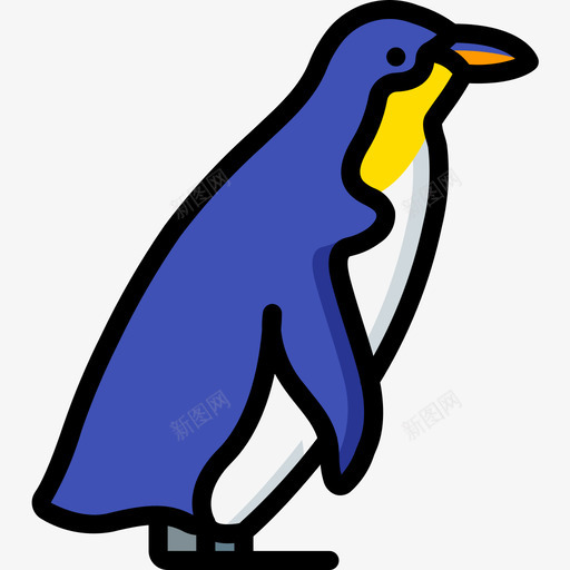企鹅北极20线性颜色图标svg_新图网 https://ixintu.com 企鹅 北极 线性 颜色