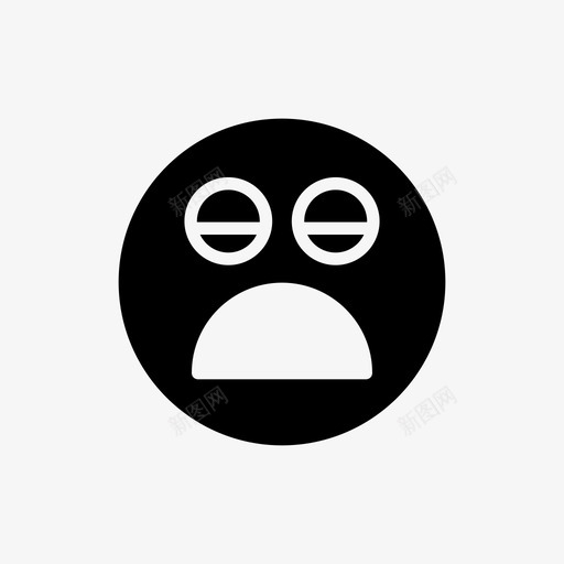 昏昏欲睡表情符号表情图标svg_新图网 https://ixintu.com 困倦 昏昏欲睡 符号 纯正 表情