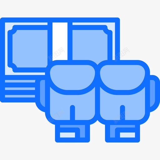 博彩拳击11蓝色图标svg_新图网 https://ixintu.com 博彩 拳击 蓝色