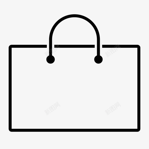 购物袋购物车结账图标svg_新图网 https://ixintu.com 手推车 结账 购物袋 购物车