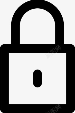 挂锁上锁隐私图标图标